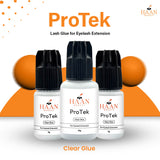 Protek Clear Waterproof Eyelash Extensions Glue Fast Drying