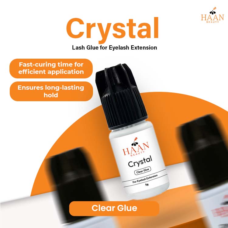 Crystal Clear Waterproof Eyelash Extensions Glue Fast Drying
