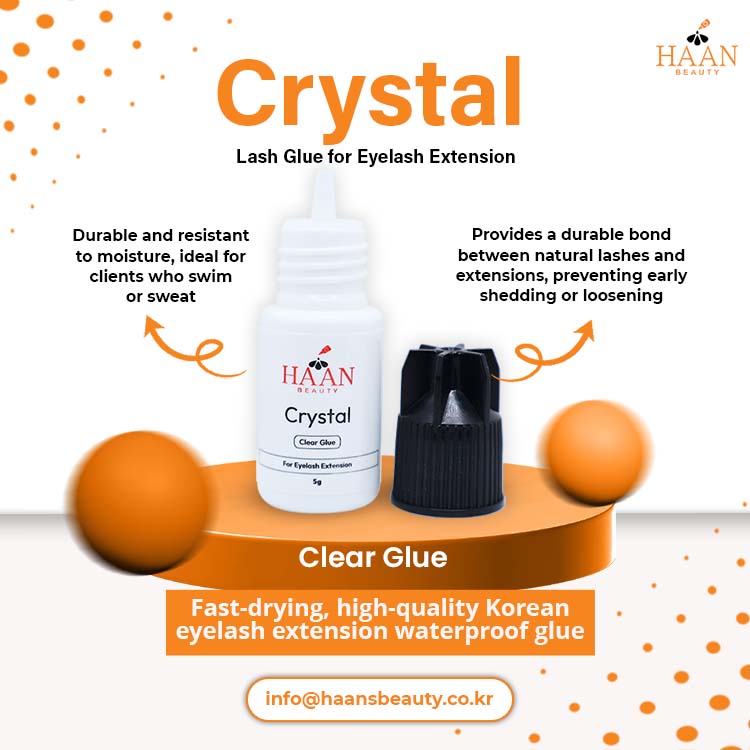 Crystal Clear Waterproof Eyelash Extensions Glue Fast Drying