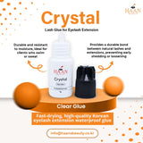 Crystal Clear Waterproof Eyelash Extensions Glue Fast Drying