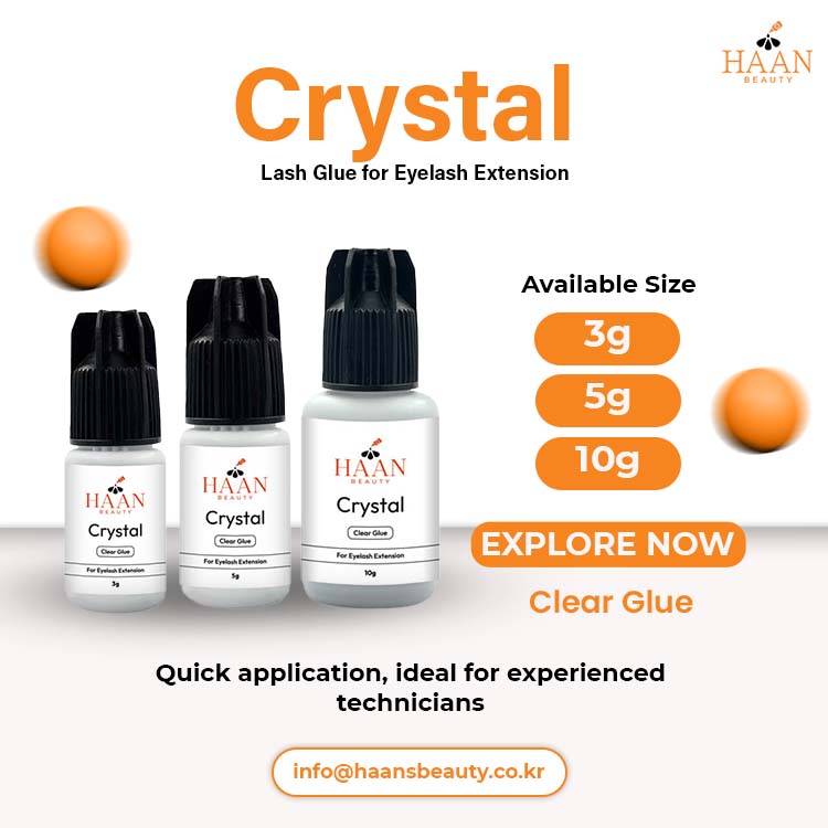 Crystal Clear Waterproof Eyelash Extensions Glue Fast Drying
