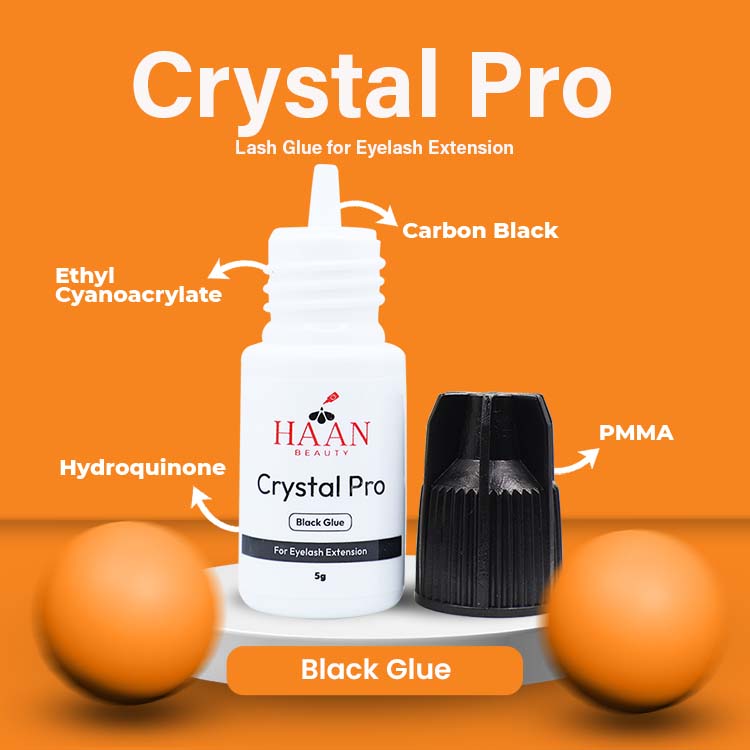Crystal Pro Waterproof Eyelash Extensions Glue Fast Drying