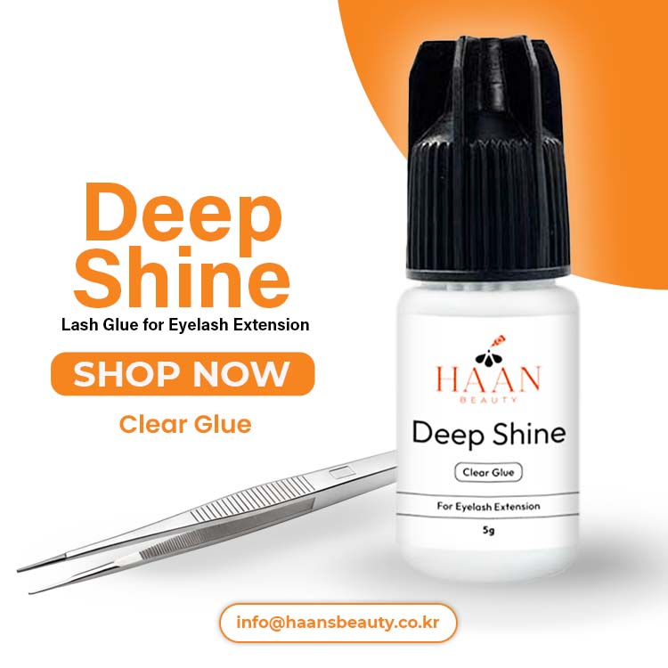 Deep Shine Clear Waterproof Eyelash Extensions Glue Fast Drying