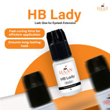 HB Lady Waterproof Eyelash Extensions Glue Fast Drying