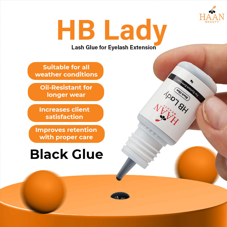 HB Lady Waterproof Eyelash Extensions Glue Fast Drying