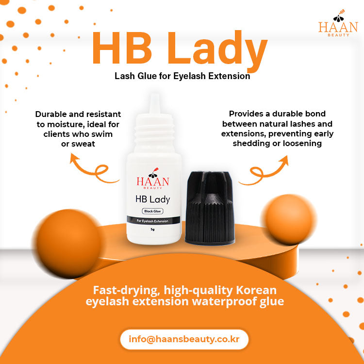 HB Lady Waterproof Eyelash Extensions Glue Fast Drying