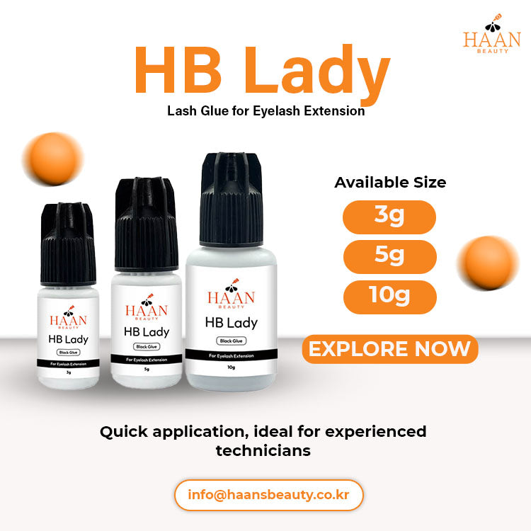 HB Lady Waterproof Eyelash Extensions Glue Fast Drying