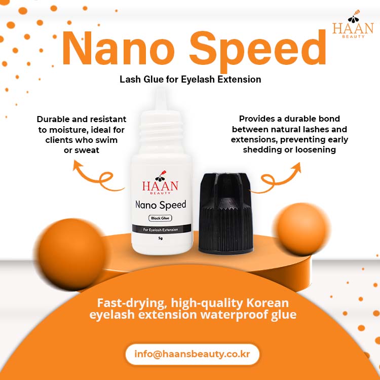 Nano Speed Waterproof Eyelash Extensions Glue Fast Drying