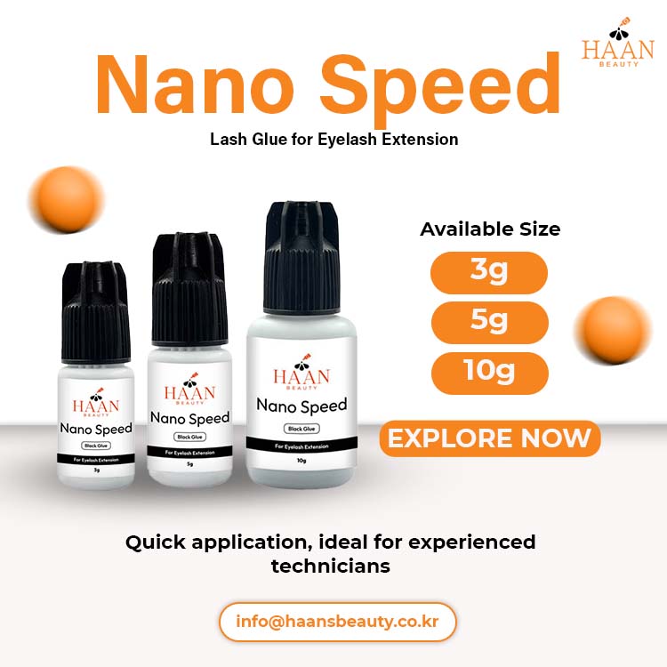 Nano Speed Waterproof Eyelash Extensions Glue Fast Drying