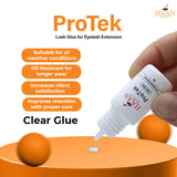 Protek Clear Waterproof Eyelash Extensions Glue Fast Drying