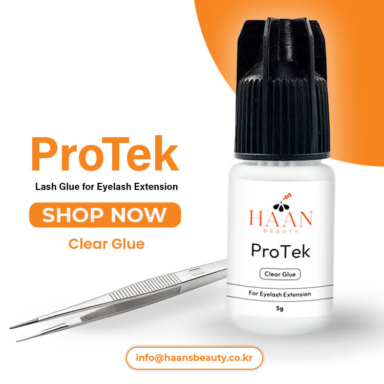 Protek Clear Waterproof Eyelash Extensions Glue Fast Drying