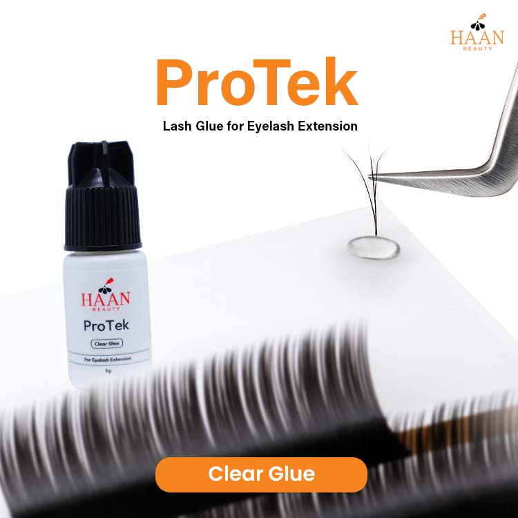Protek Clear Waterproof Eyelash Extensions Glue Fast Drying