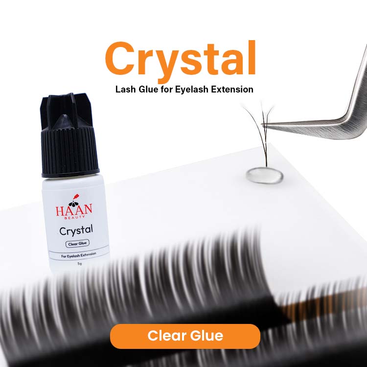 Crystal Clear Waterproof Eyelash Extensions Glue Fast Drying